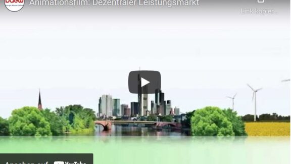 Video: Dezentraler Leistungsmarkt BDEW