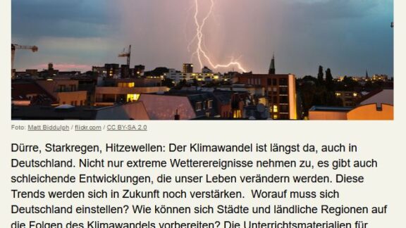 Linktipp: Stadt, Land, Klima - Deutschland passt sich an BMU