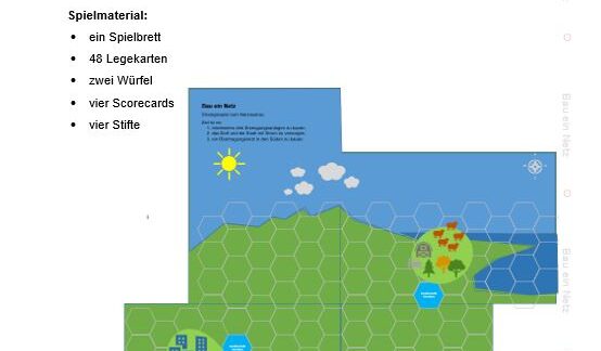 Spiel: Bau ein Netz Spiel "Bau ein Netz"