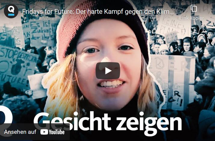Foto eines Videos über Fridays For Future.