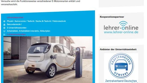 Linktipp: Motortyp Elektromotor - Handwerk macht Schule Grafik-UE-Elektromotor