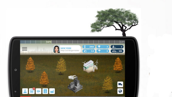 Ein mobiles Spiel zum Klima. Entweder alleine oder mit anderen Personen.