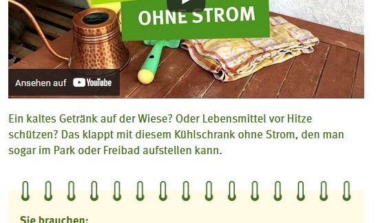 Experiment: Mini-Kühlschrank selbst gebaut Mini-Kühlschrank