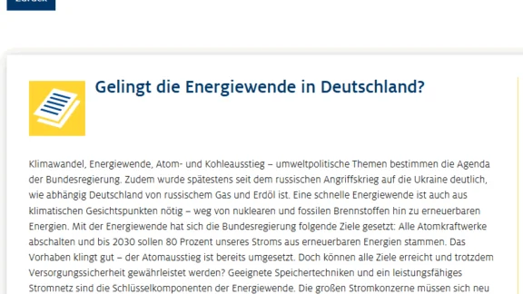 Planspiel: Die Energiewende in Deutschland verstehen Screenshot 2025-11-13 123853