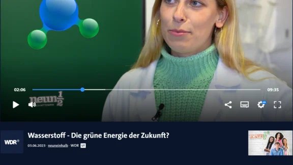 Video: Wasserstoff – Die grüne Energie der Zukunft? Bild: WDR/tvision