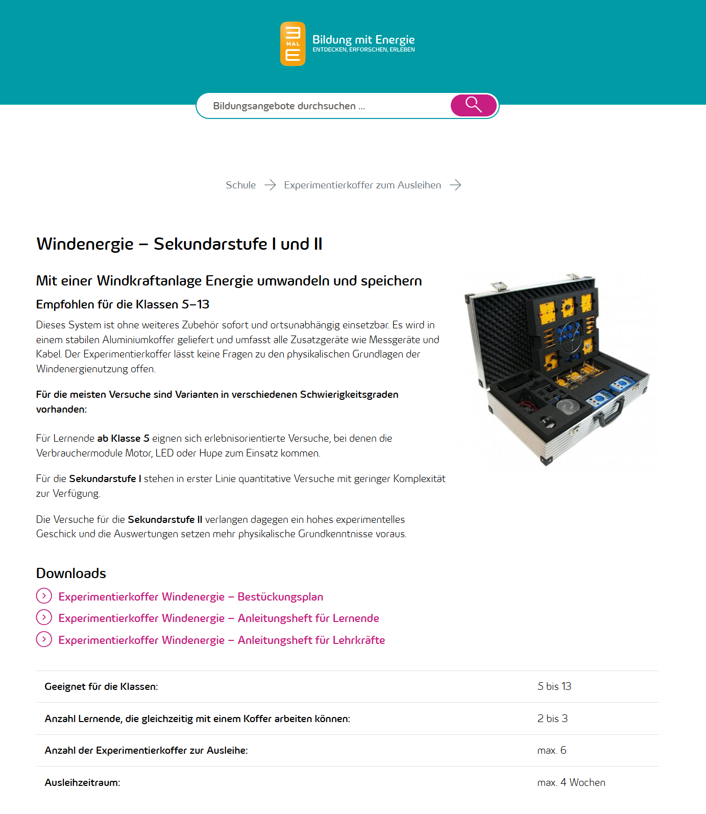 Abbildung des Materials.