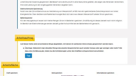 Interaktiver Lernbaustein: Speichern - Was ist das? Speichern